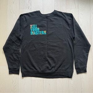 Run the Jewels Kill Your Masters Black Fleece Lined Pullover Sweatshirt Crewneck